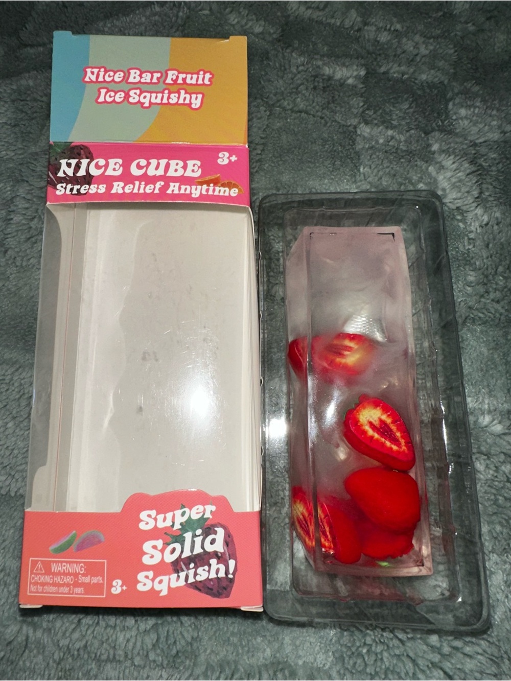 Coconut oil Squishy Fruit Ice Bar - Red